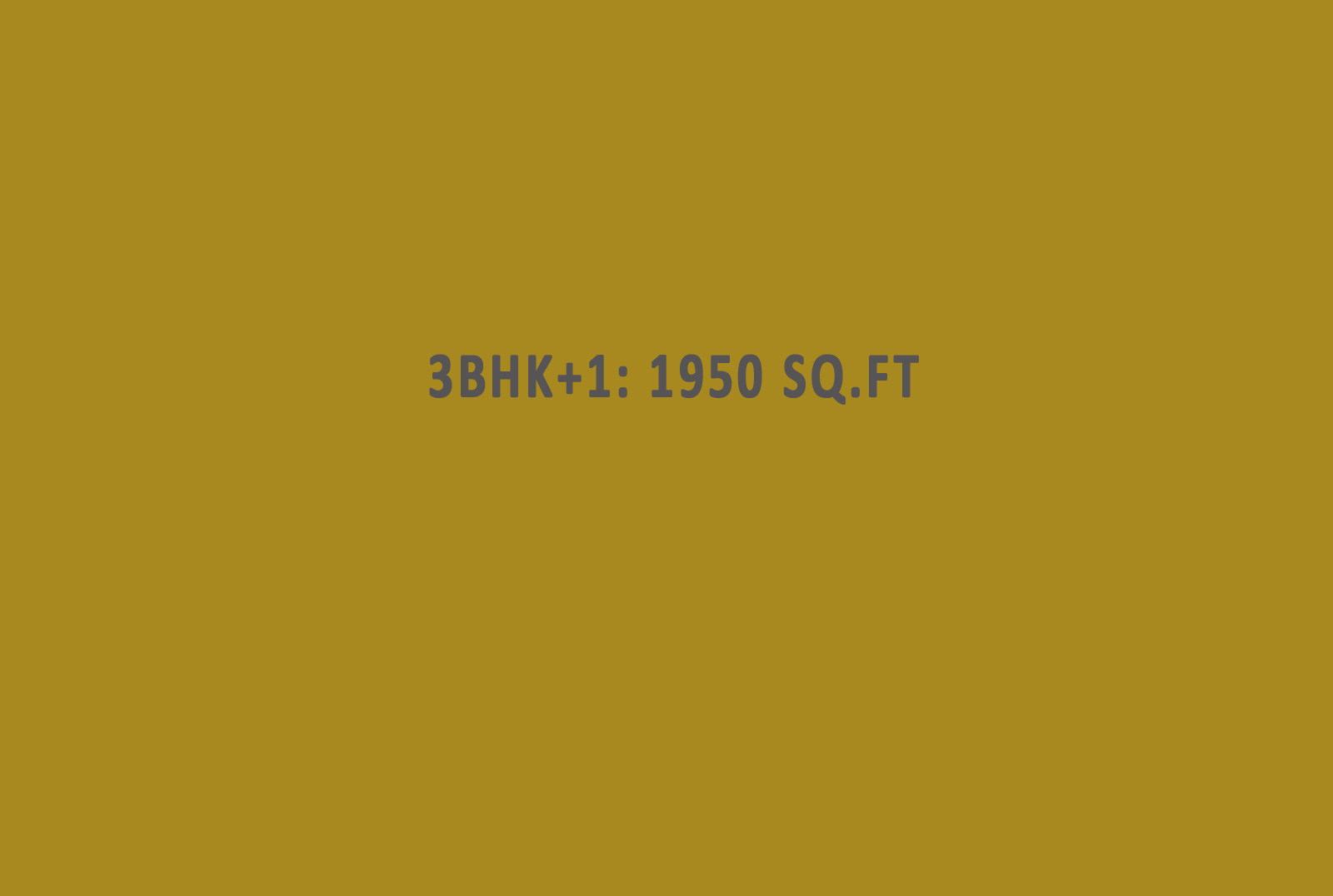 Evoq Evoq  Floor Plan 3BHK + Servant