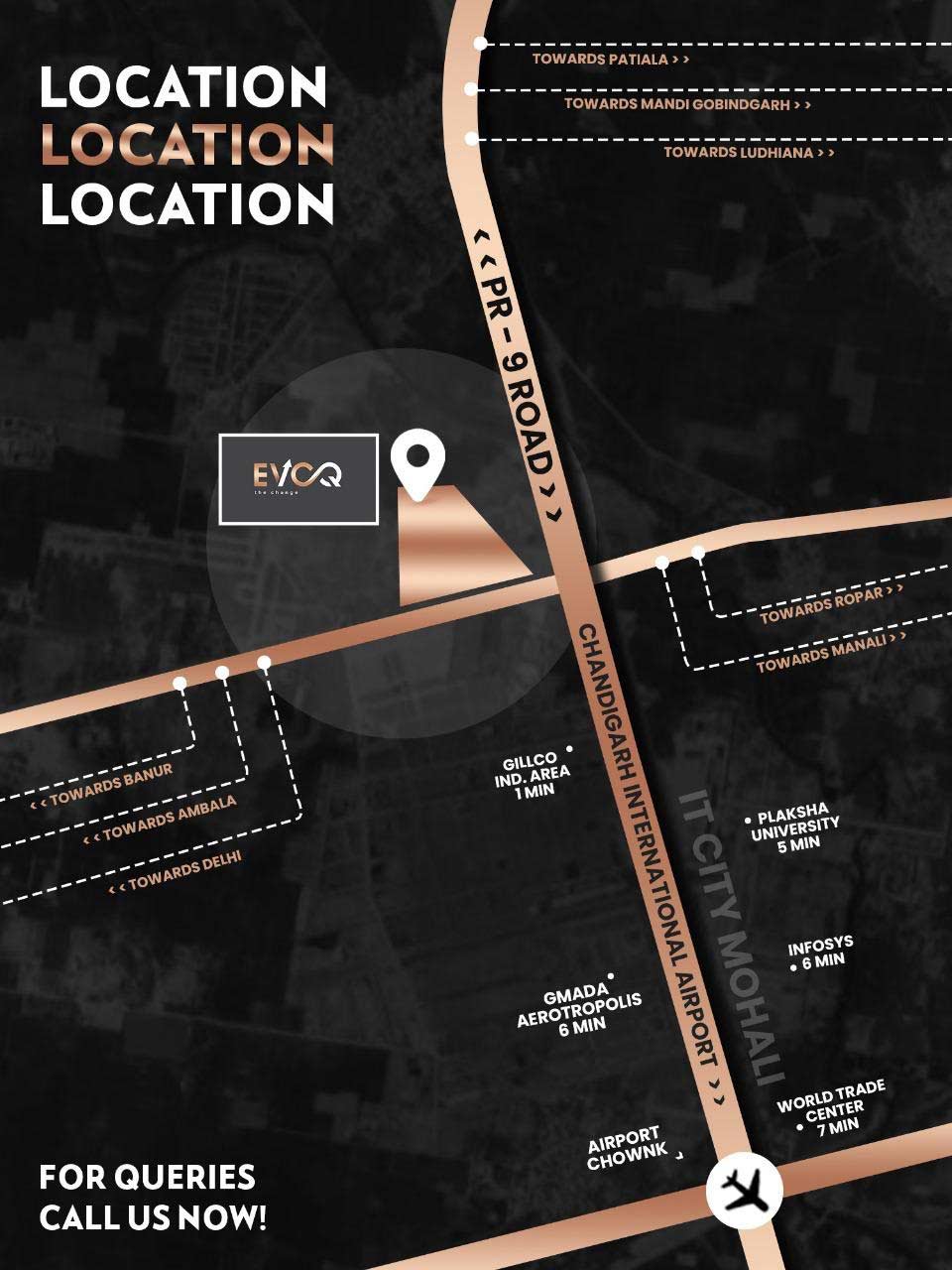 Evoq mohali, IT City Road